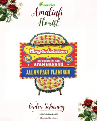 Bunga Papan Congratulation di Balandai